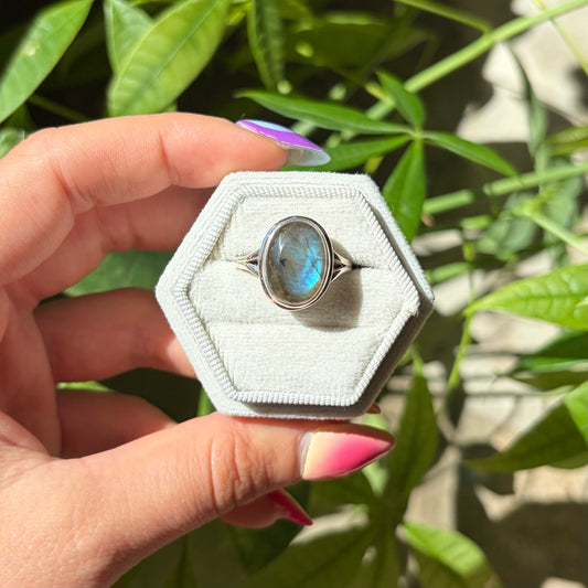 Bague labradorite