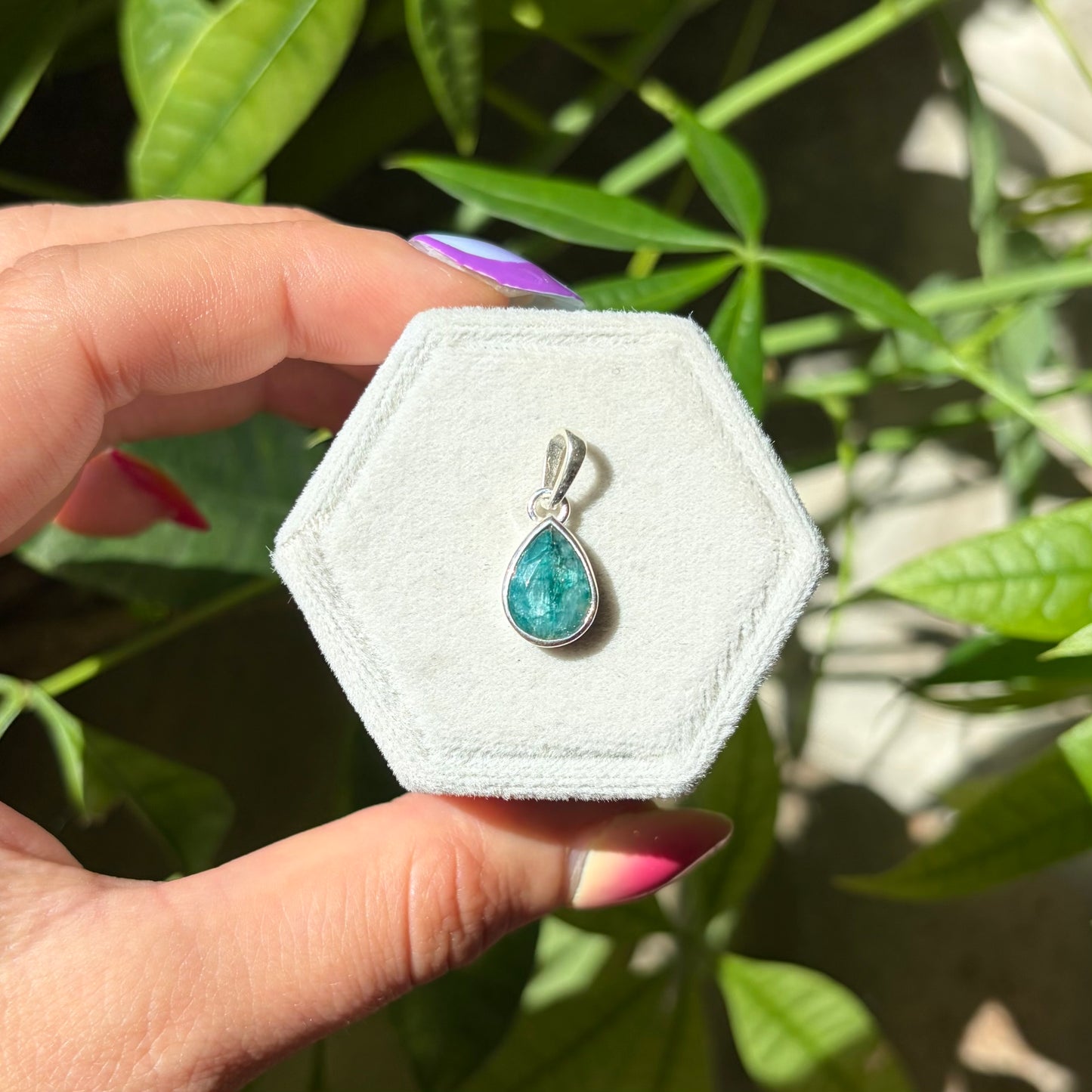 Pendentif émeraude