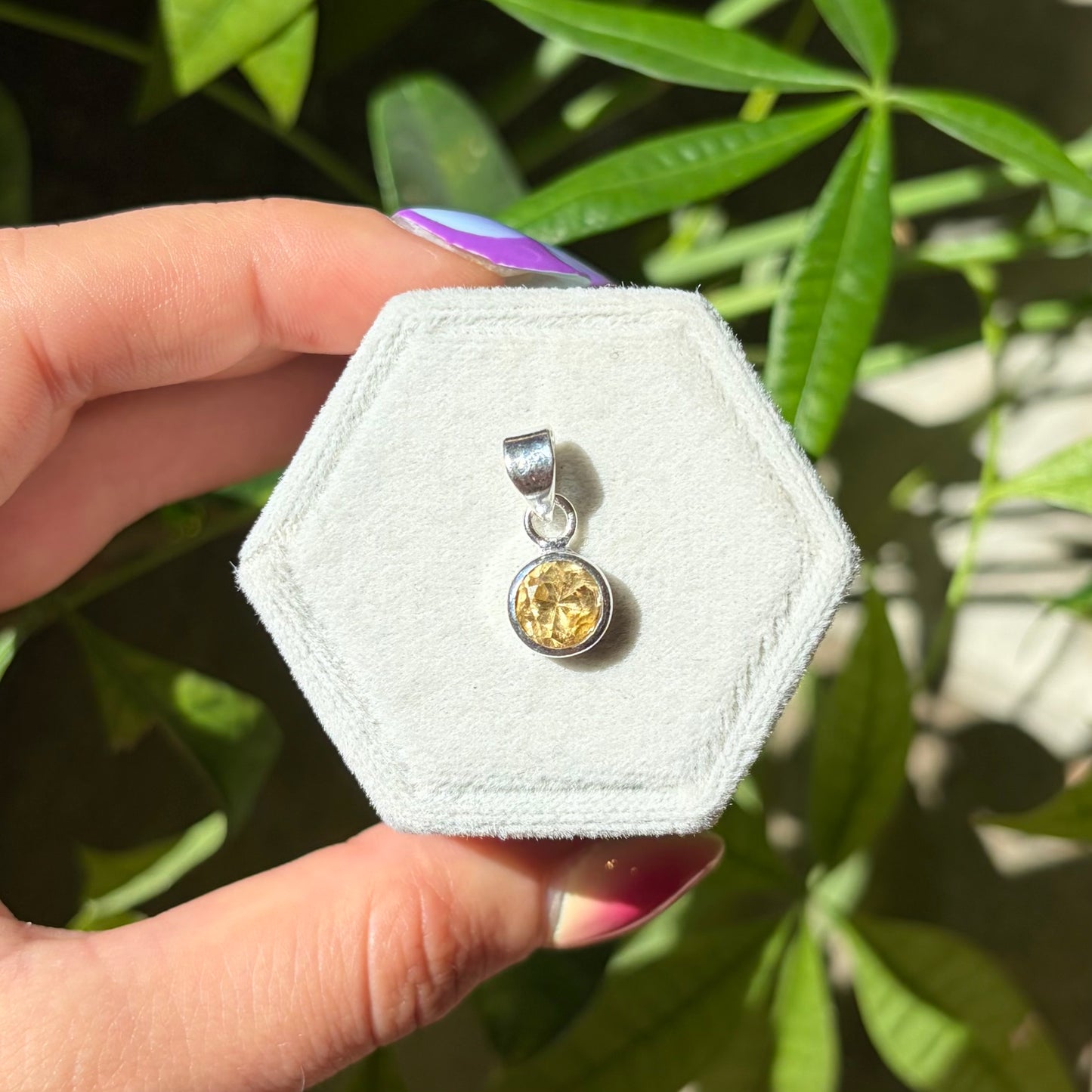 Pendentif citrine