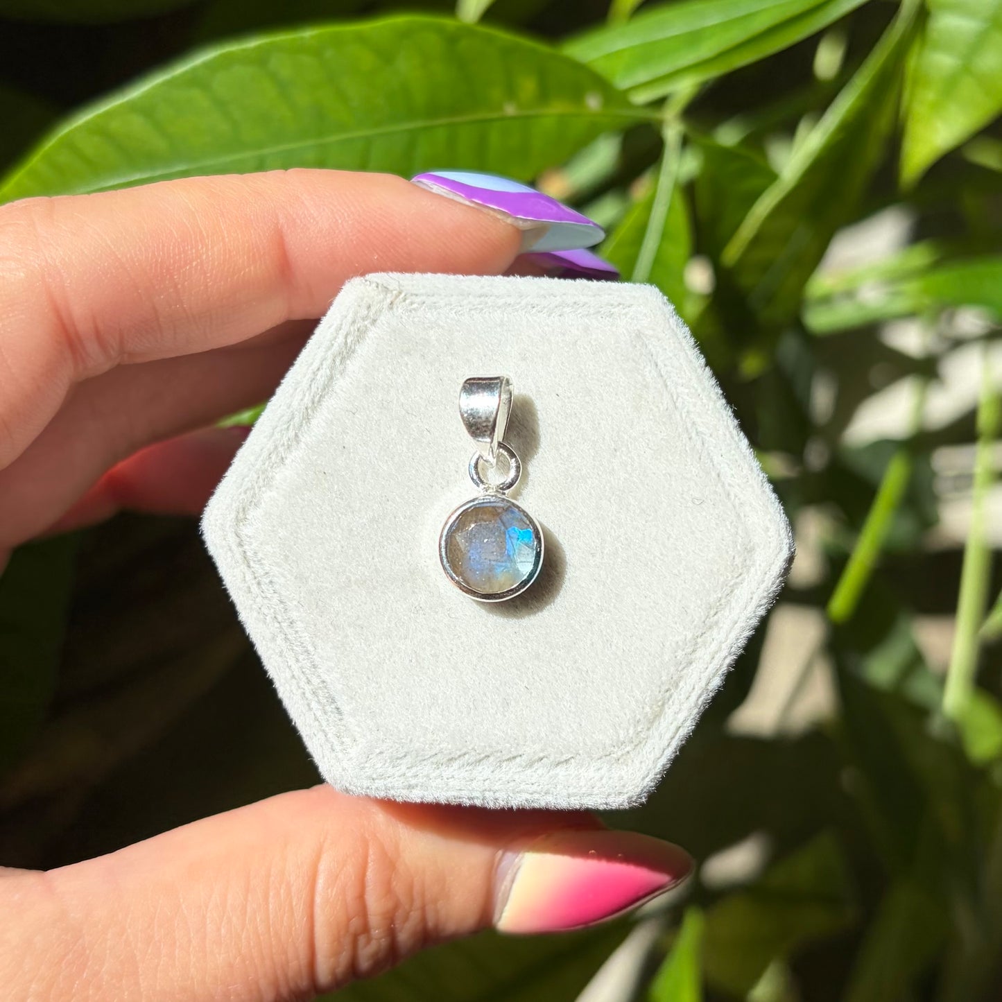 Pendentif labradorite