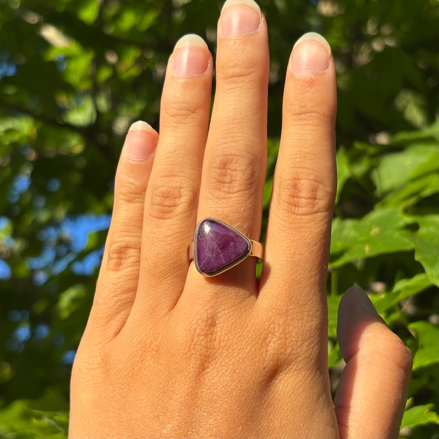 Bague sugilite