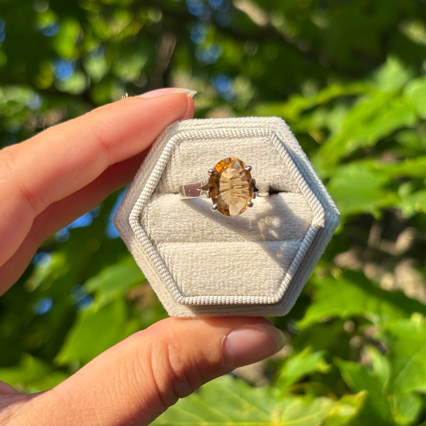 Bague citrine