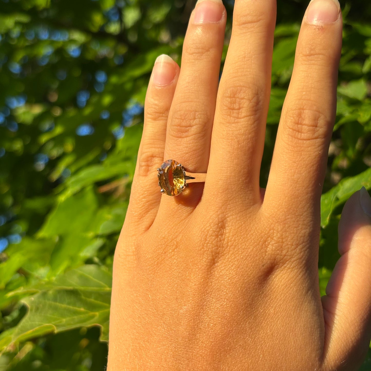 Bague citrine