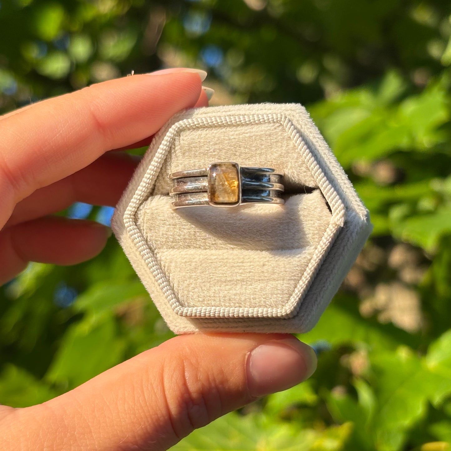 Bague citrine