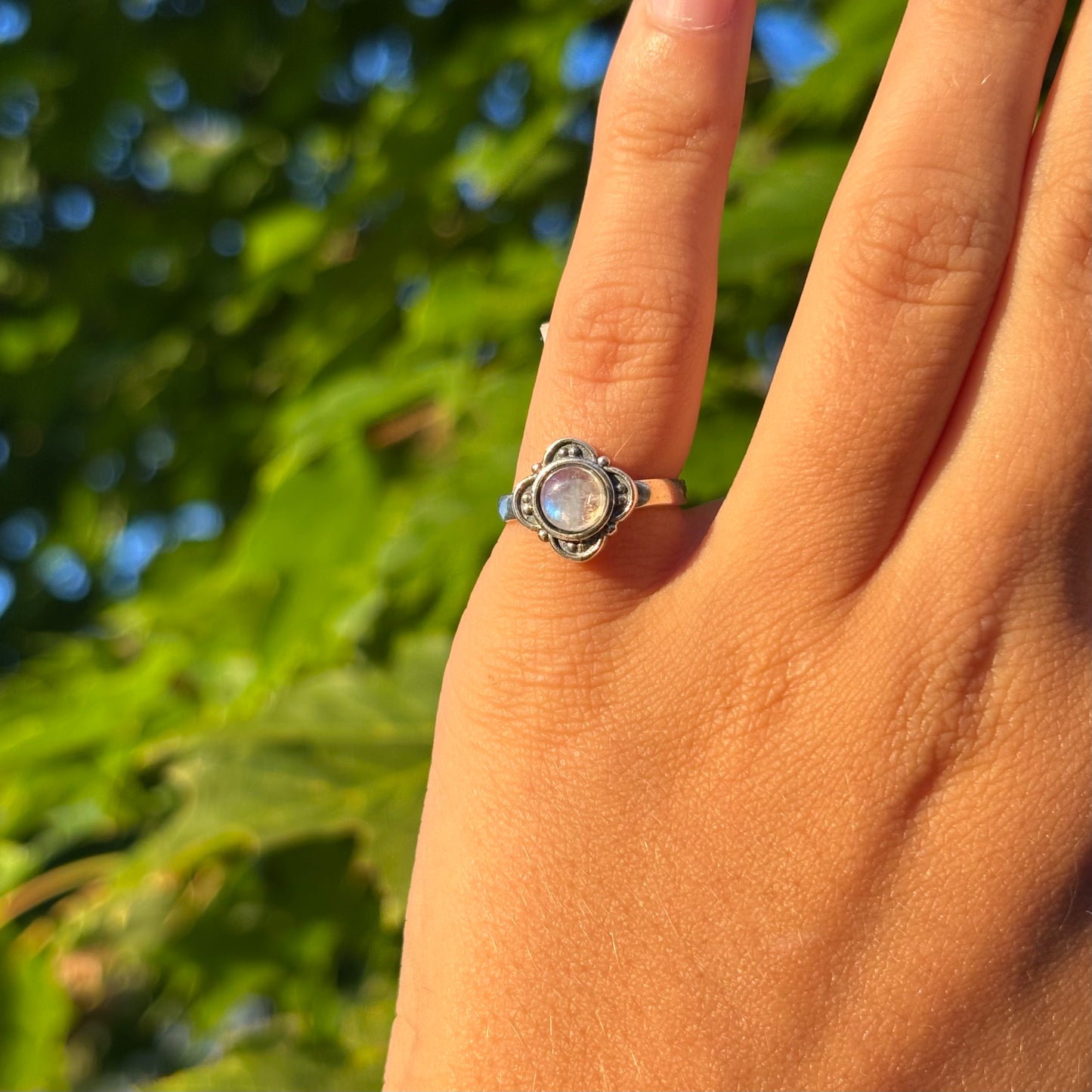 Bague pierre de lune