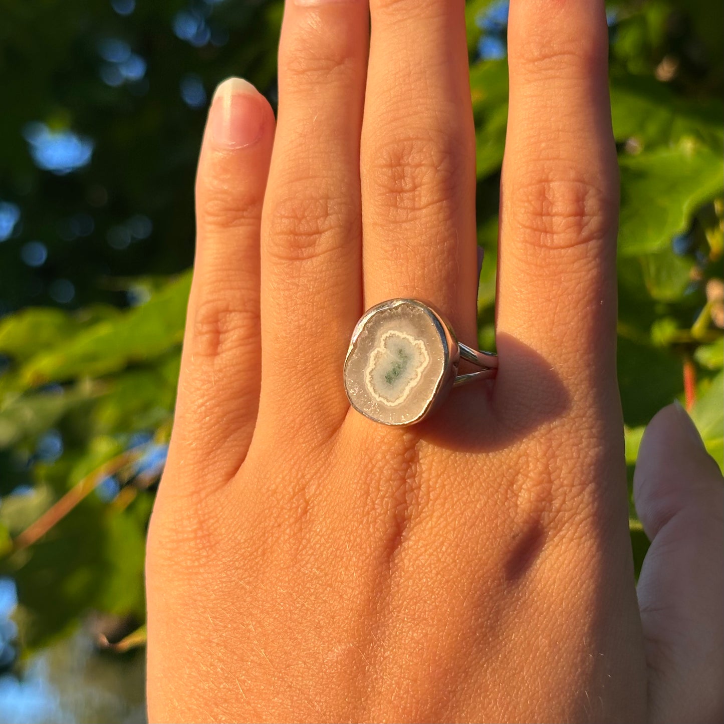 Bague quartz solaire
