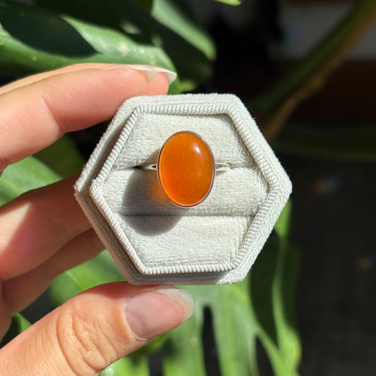 Bague cornaline