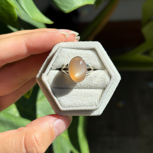 Bague pierre de lune