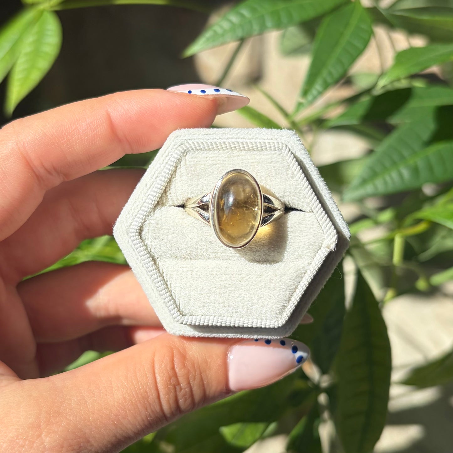 Bague citrine