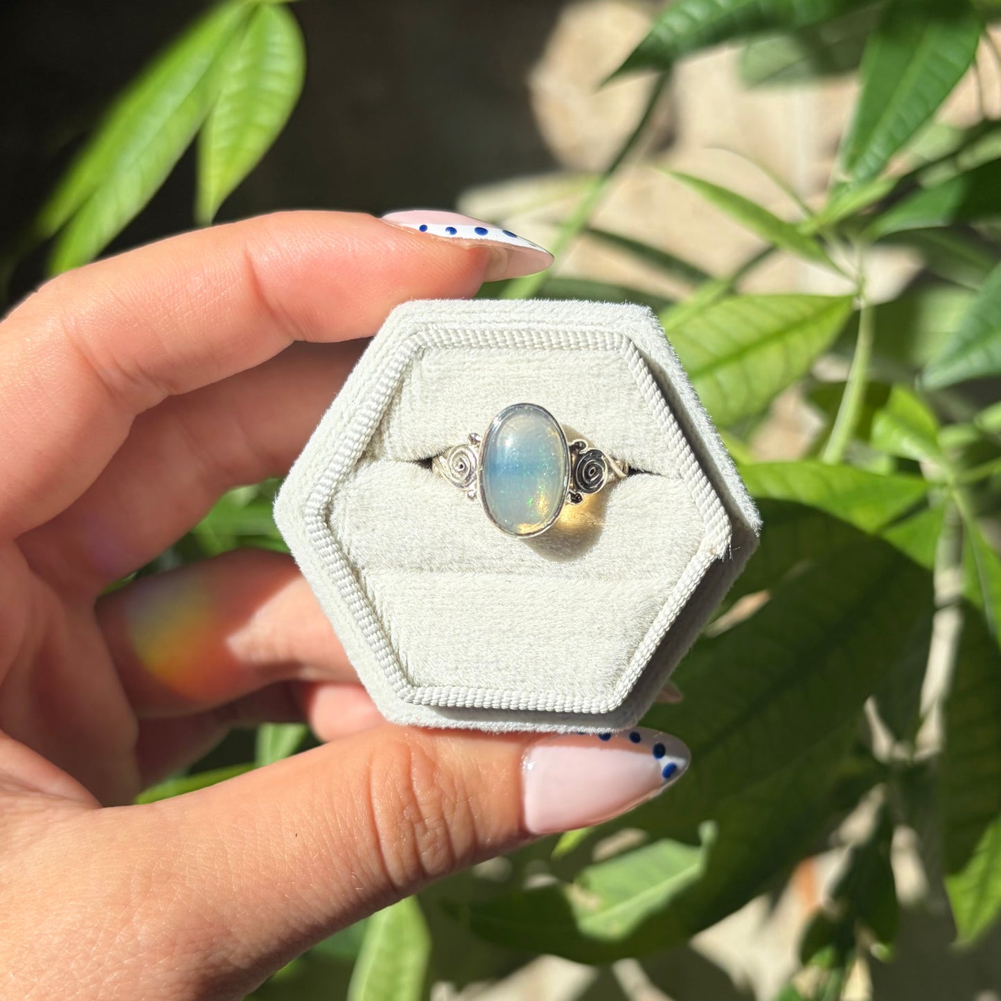 Bague opale