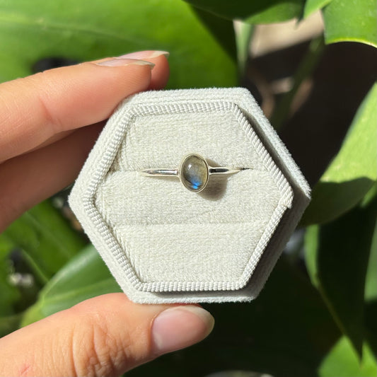 Bague labradorite