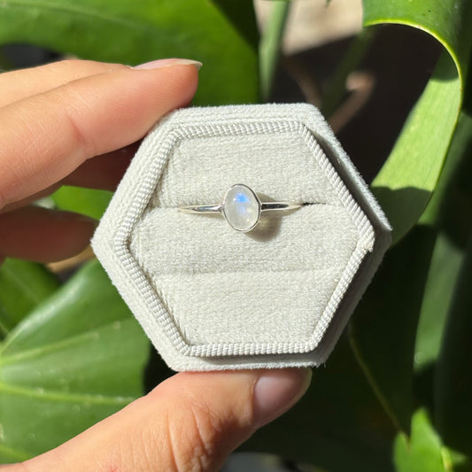 Bague pierre de lune