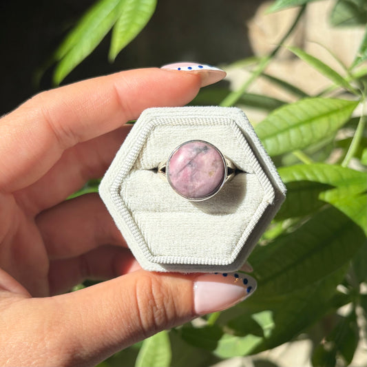 Bague rhodonite