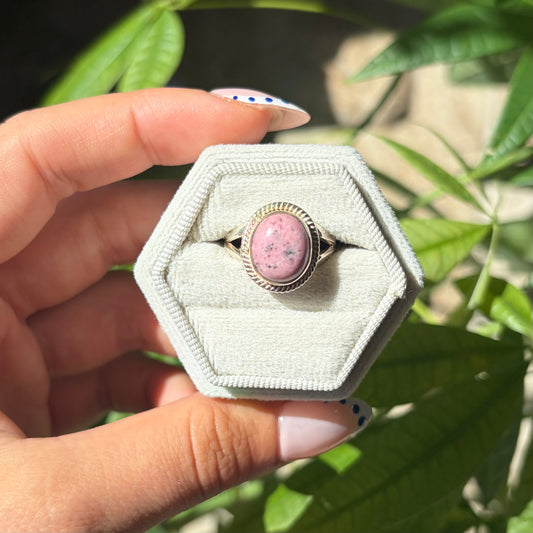 Bague rhodonite