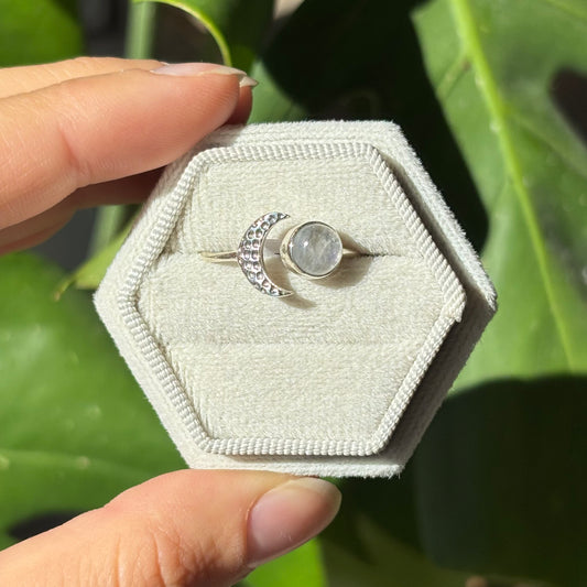 Bague pierre de lune