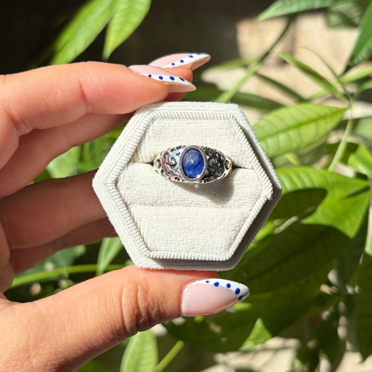 Bague saphir