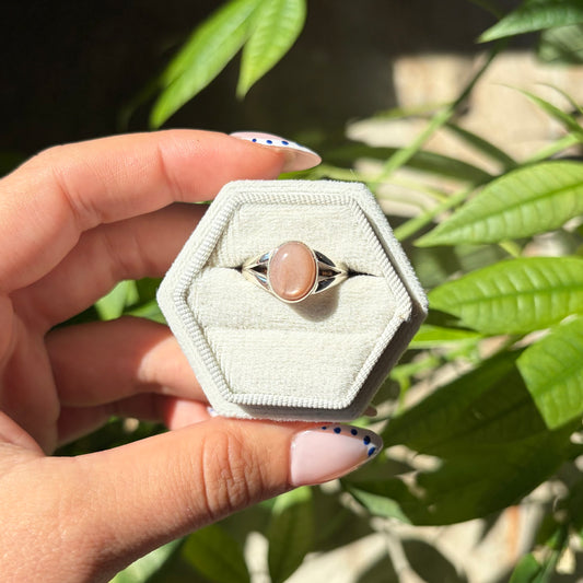 Bague pierre de lune