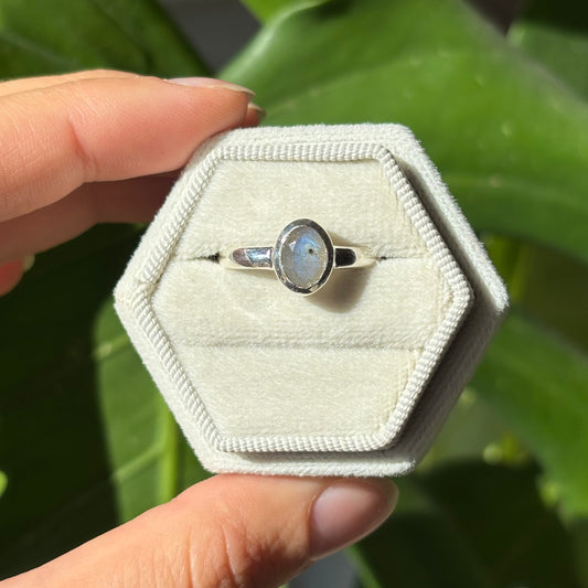 Bague labradorite