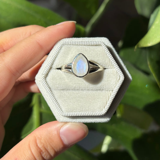 Bague pierre de lune