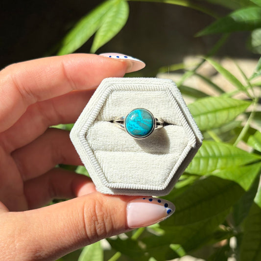 Bague chrysocolle