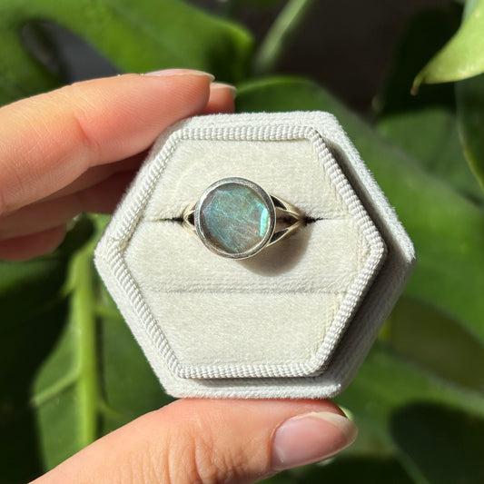 Bague labradorite