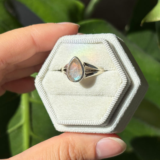 Bague labradorite