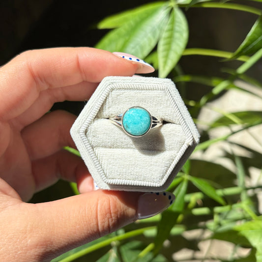 Bague amazonite