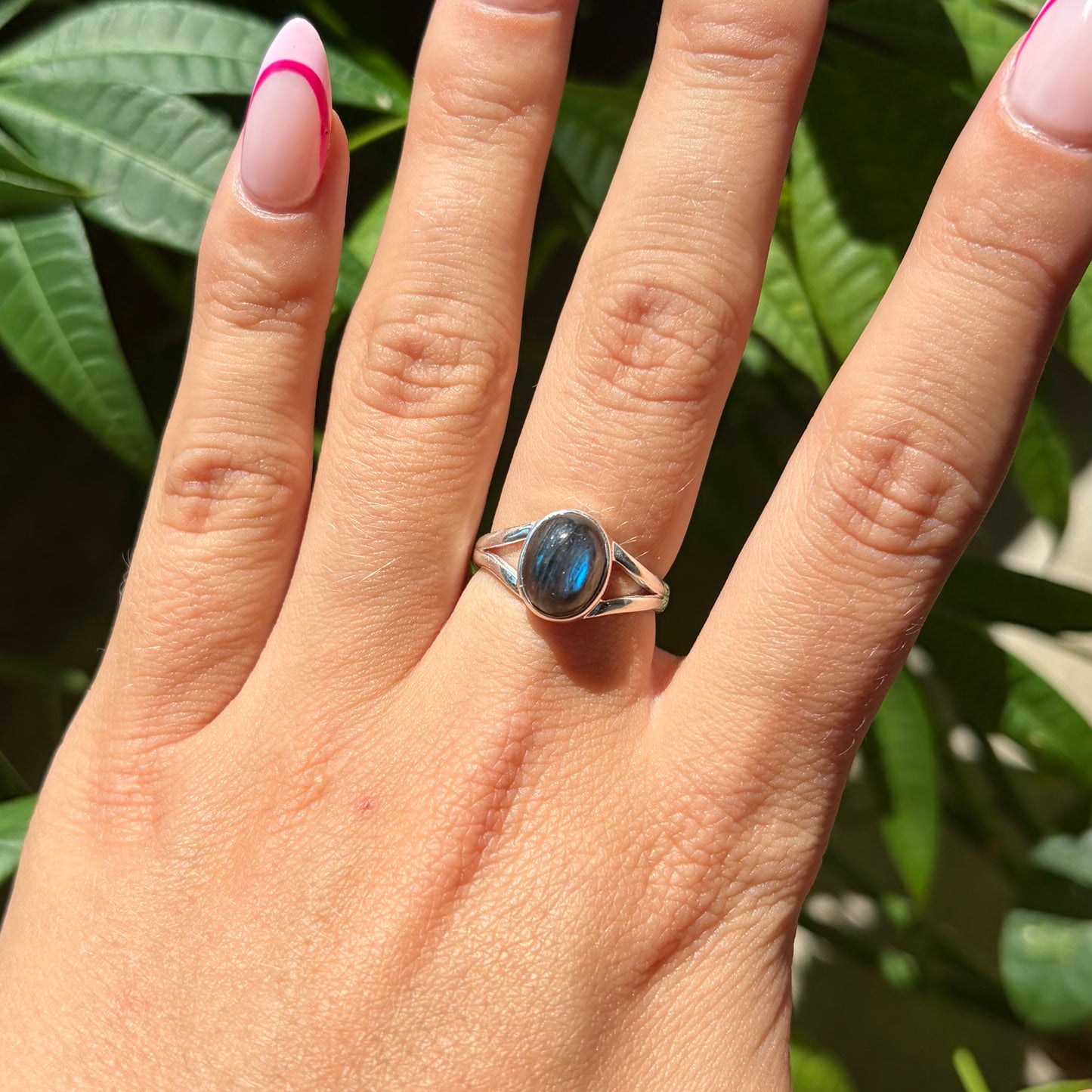 Bague labradorite