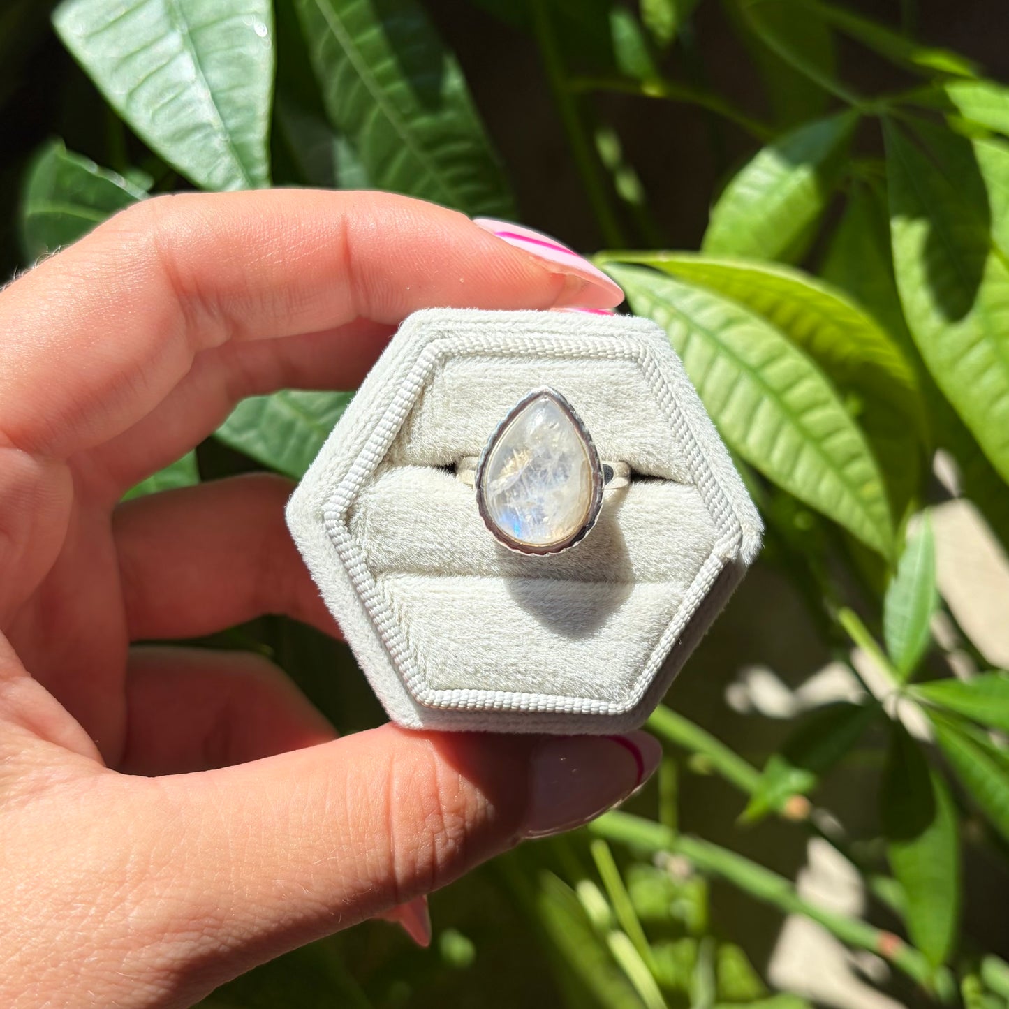 Bague pierre de lune