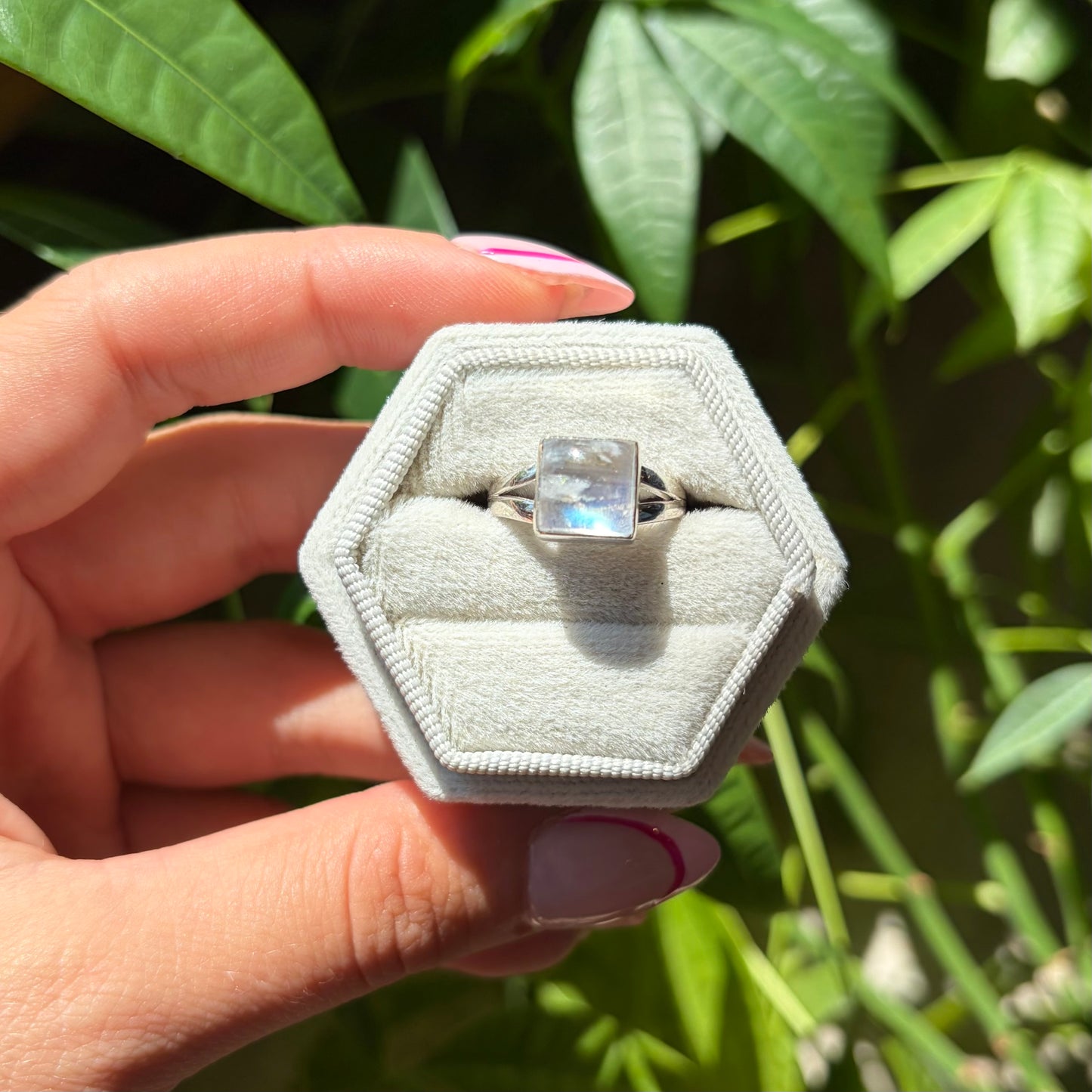 Bague pierre de lune
