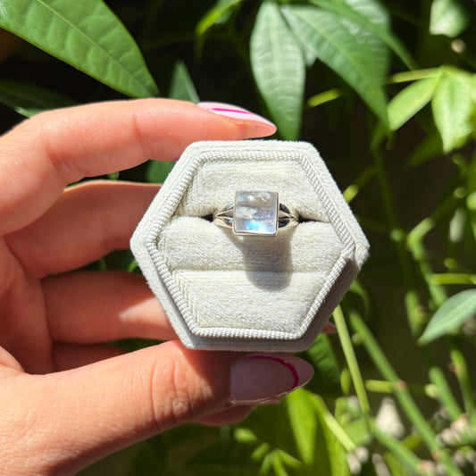 Bague pierre de lune
