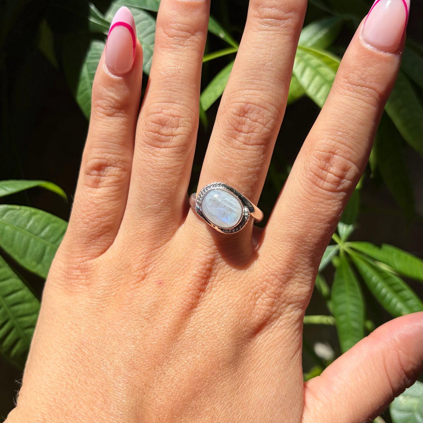 Bague pierre de lune