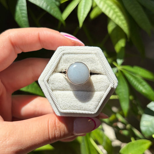 Bague angélite