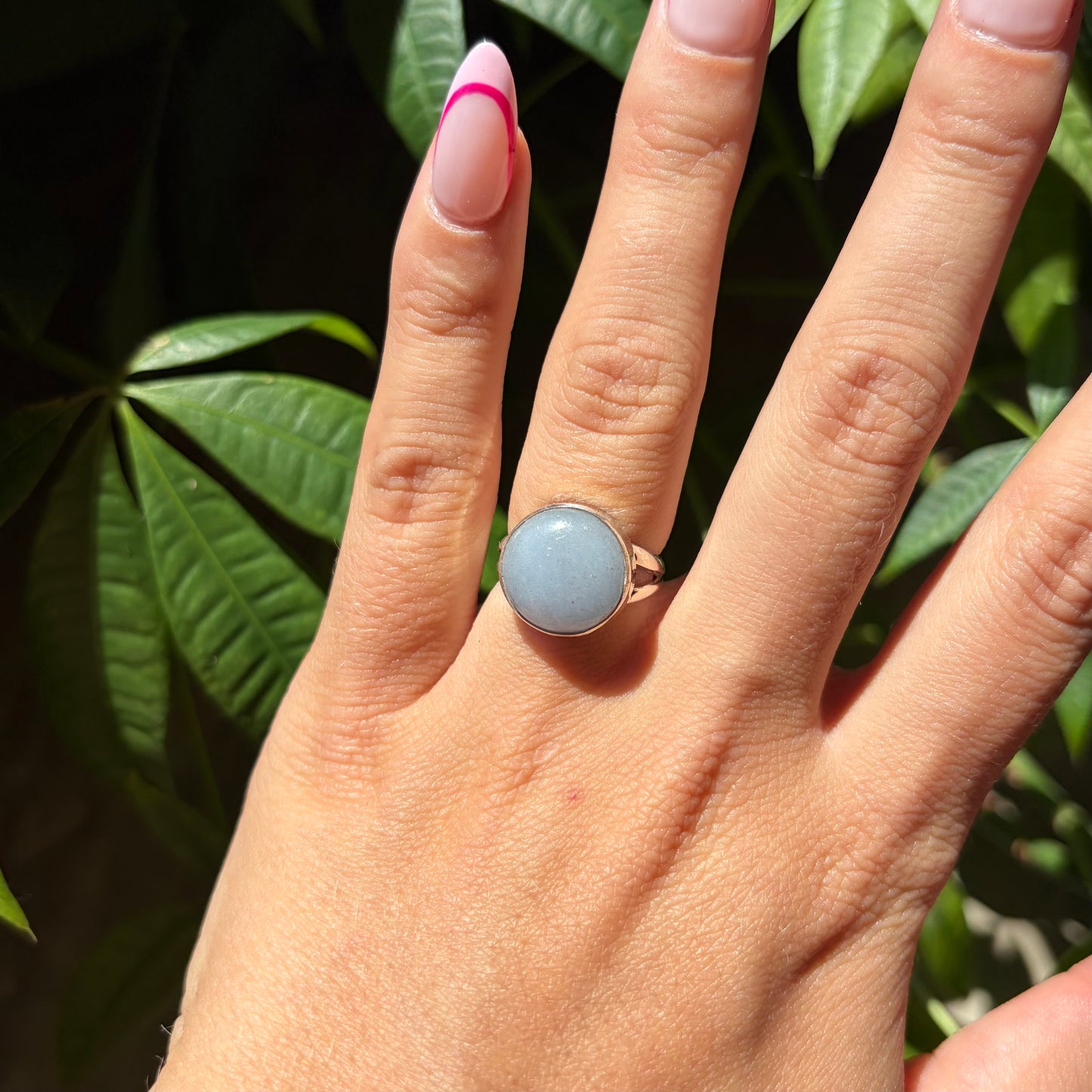 Bague angélite