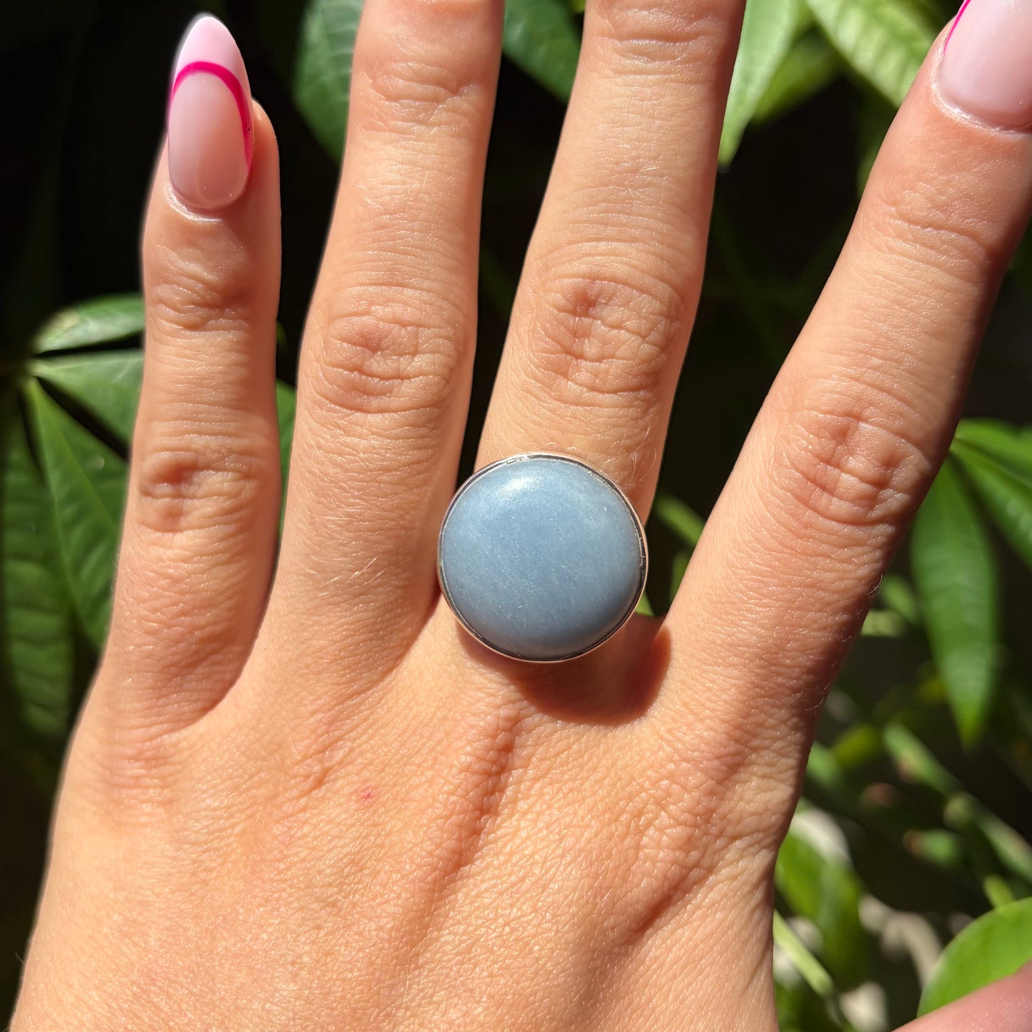Bague angélite