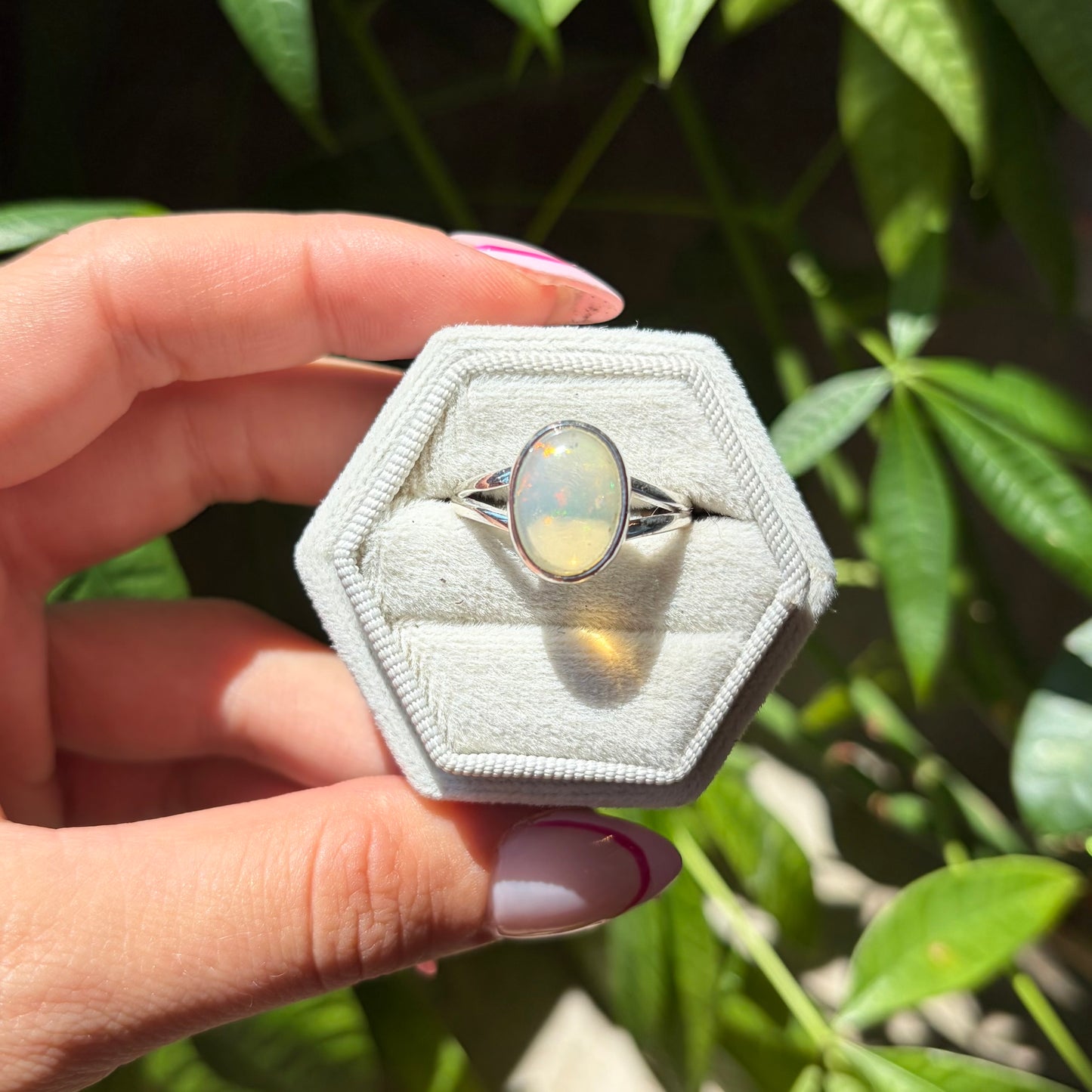 Bague opale
