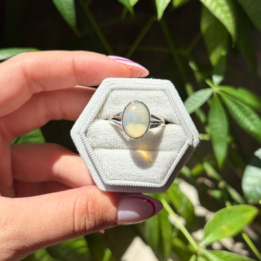 Bague opale
