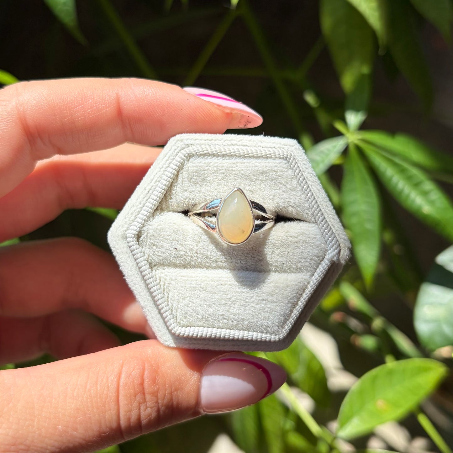 Bague opale