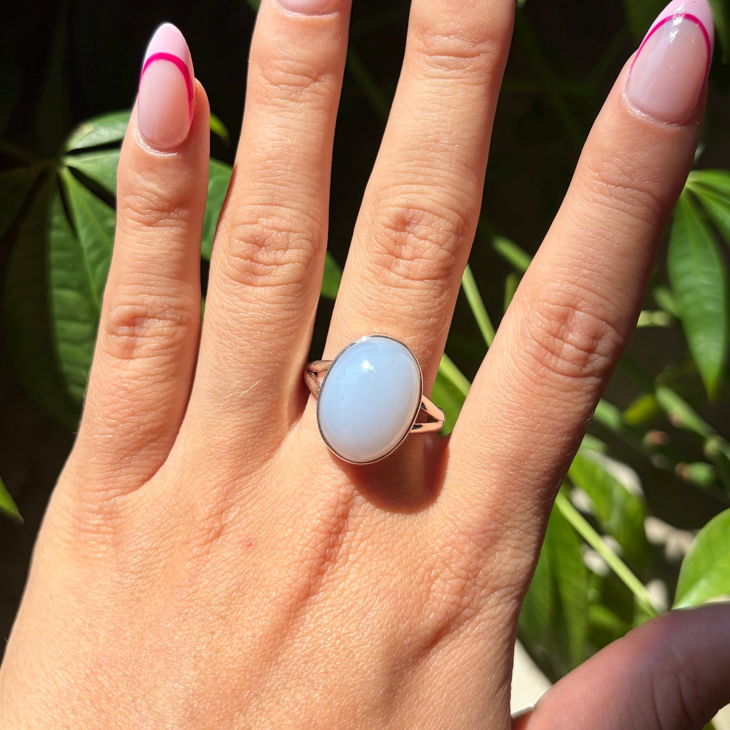 Bague calcédoine