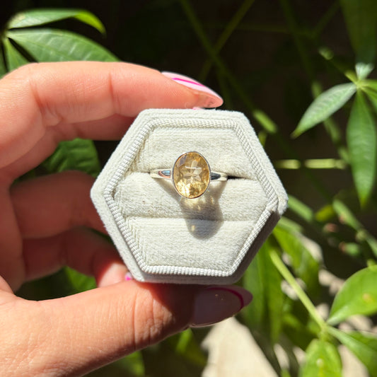 Bague citrine