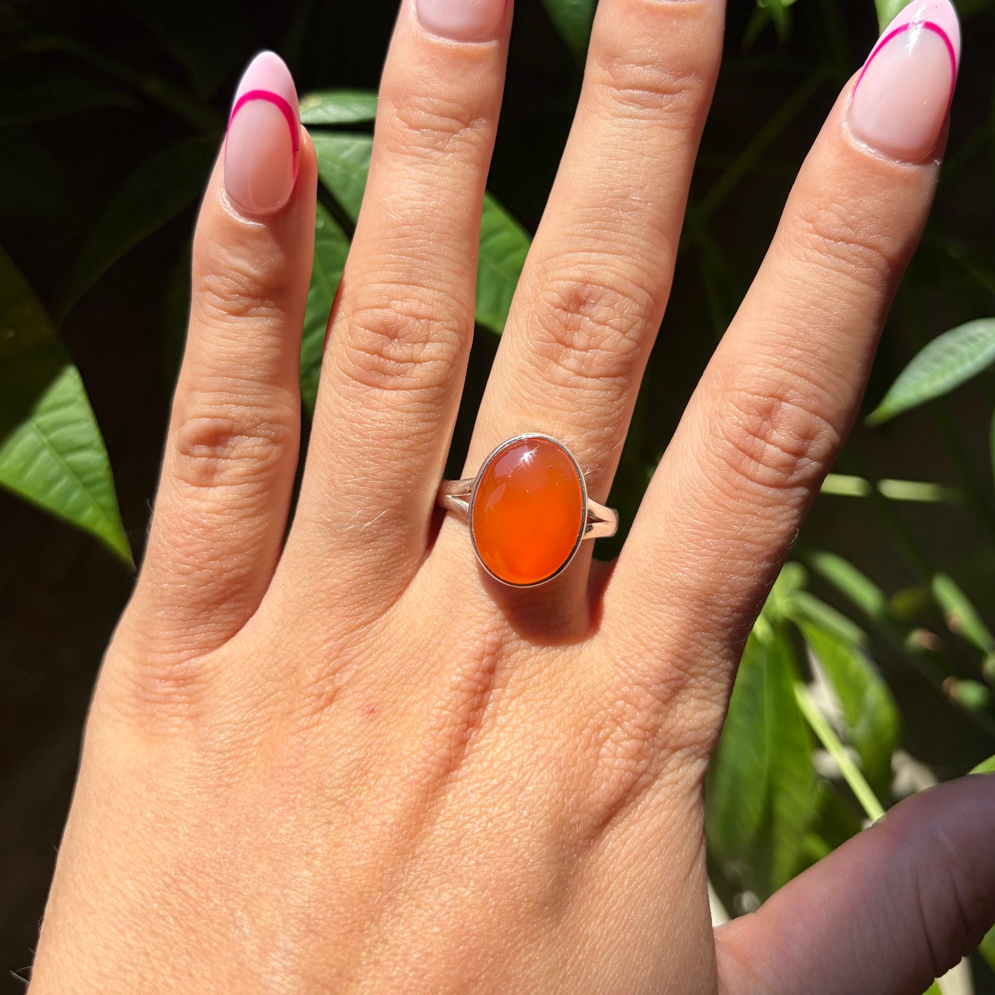 Bague cornaline