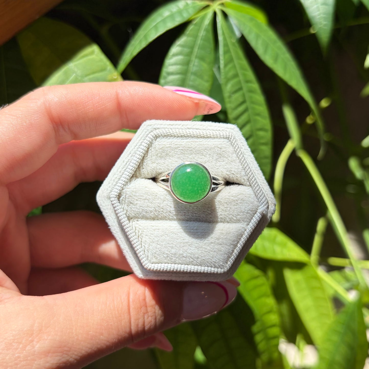Bague jade