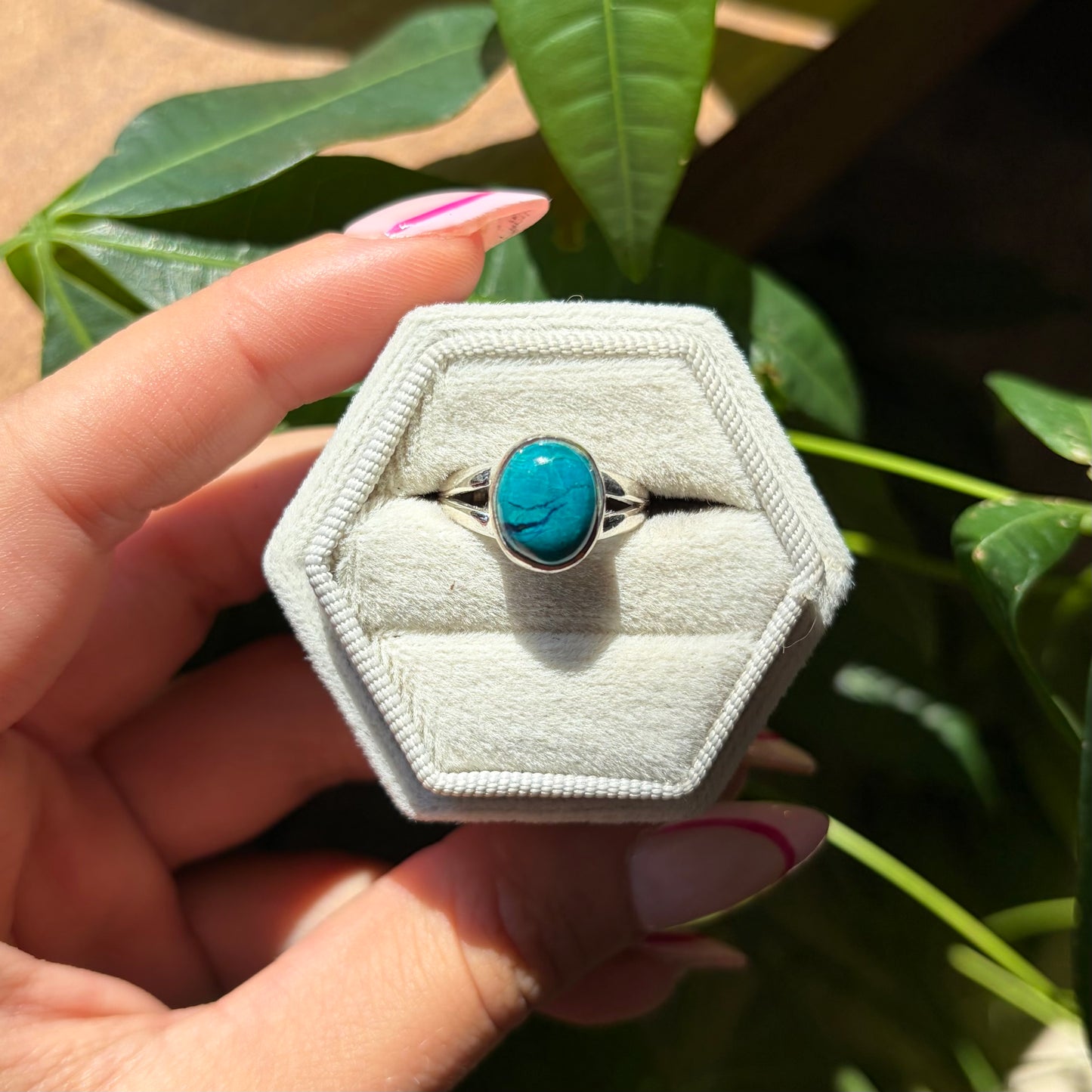 Bague chrysocolle