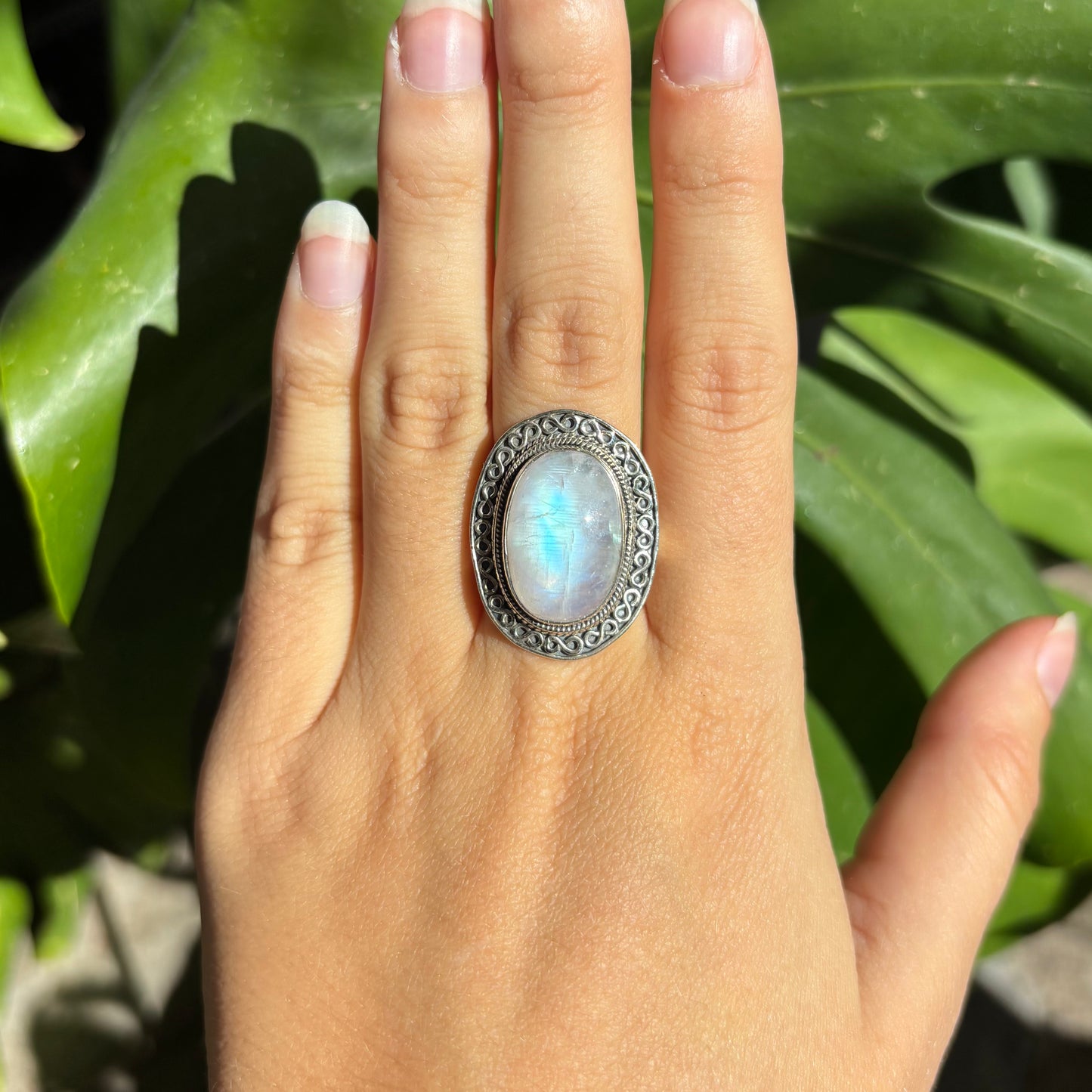 Bague pierre de lune