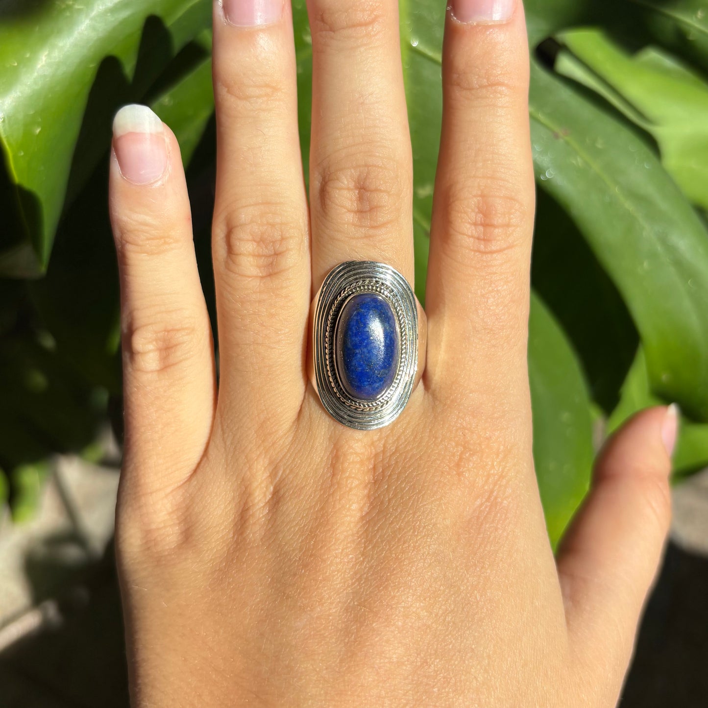 Bague lapis-lazuli