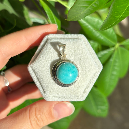 Pendentif amazonite