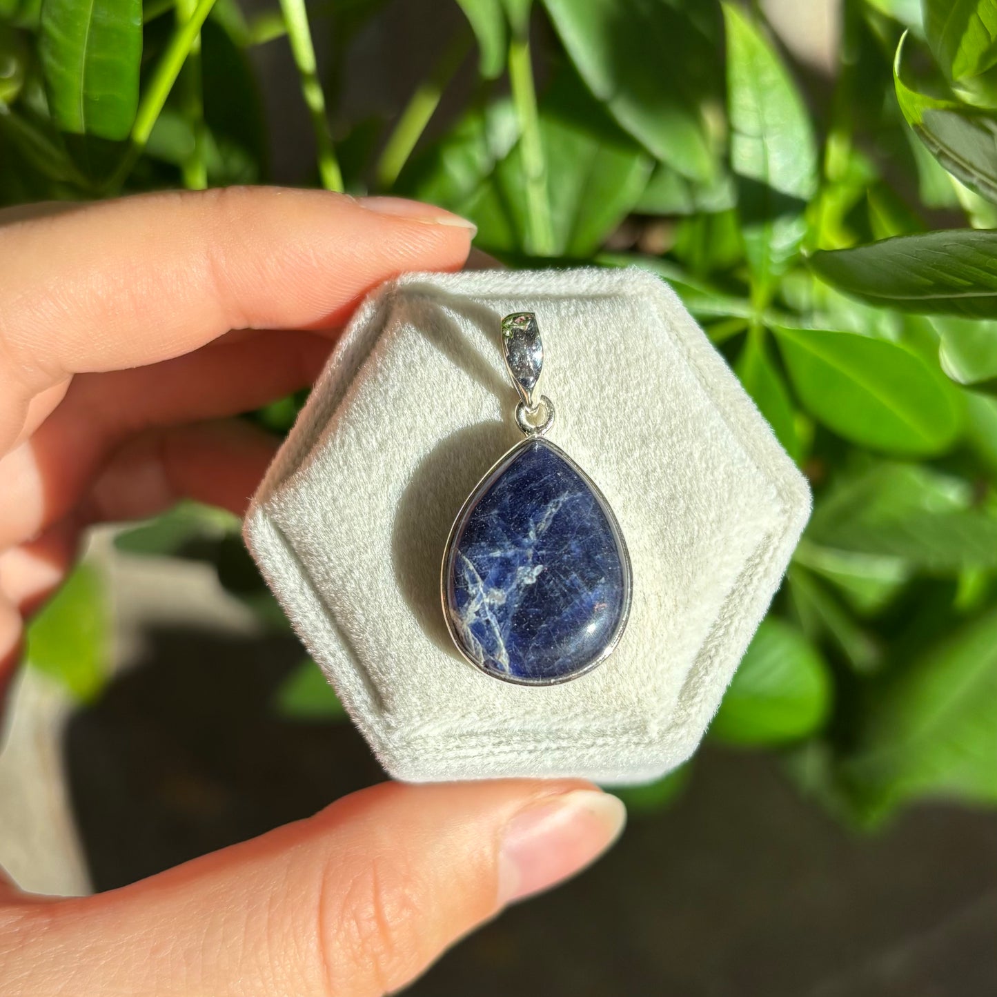 Pendentif sodalite