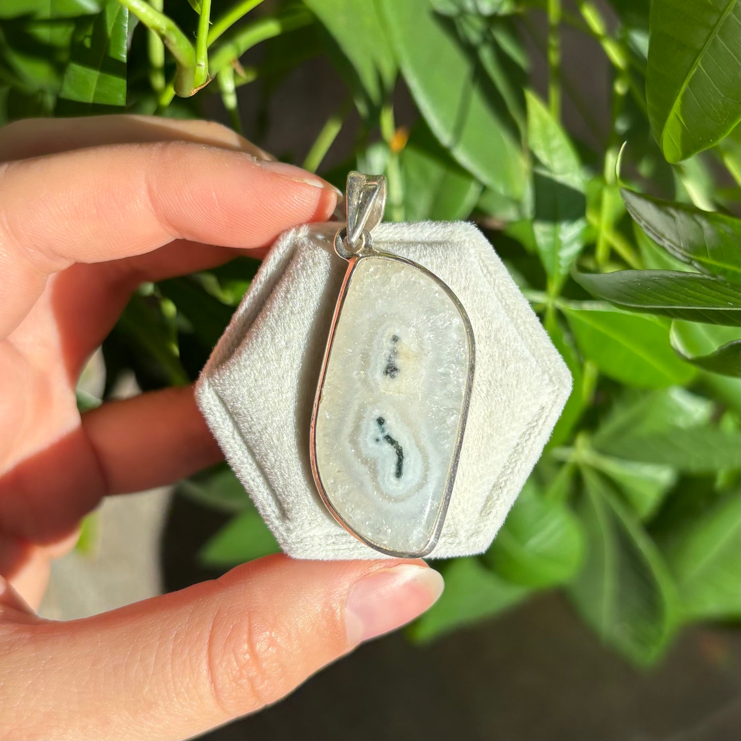 Pendentif quartz solaire