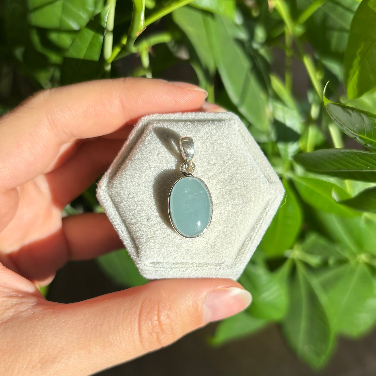 Pendentif aigue-marine