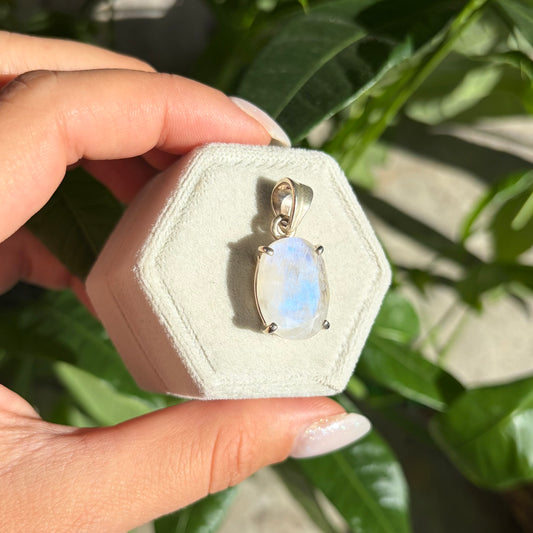 Pendentif pierre de lune